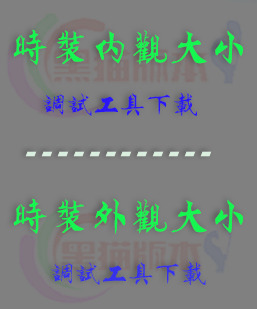 时装内观+时装外观调试大小工具下载