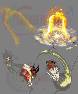 传奇技能素材 高清动态魔法BUFF特效技能 241222-A19技能