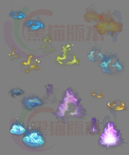 250114-B2传奇足迹素材-八方向足迹动态