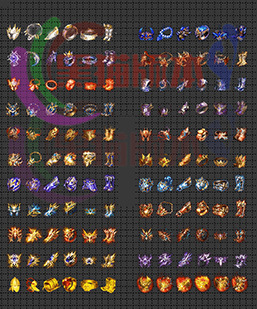 260110-A12传奇首饰素材 132个 22套