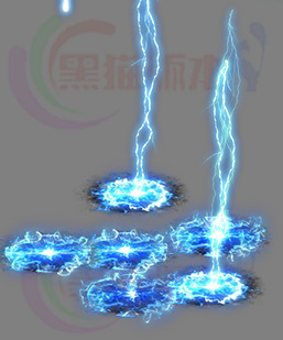 传奇技能素材 高清动态魔法BUFF特效技能 241222-A52技能