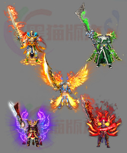 传奇剑甲素材 传奇复古高清素材 250416-B5剑甲