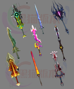 251227-B9静态内观武器 传奇武器高清素材