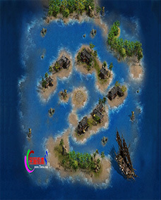 编号：2023120719蓝色小岛地图