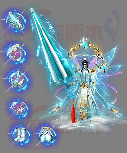 传奇素材 单职业传奇剑甲素材 传奇复古高清素材 25/10/14/A3云霄圣子剑甲带首饰