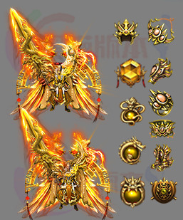 男女剑甲首饰套装 传奇高清素材 25/10/14/A15男女剑甲首饰套装