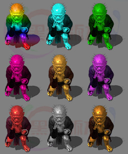 251203-B14黑神话 9色金池长老怪物 传奇怪物高清素材