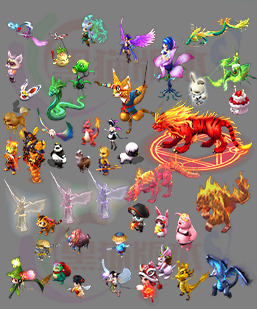 250211-A2-45只可爱怪物素材