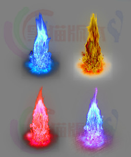 250504-A13传奇技能火系魔化火墙 目标播放型技能PNG+BMP格式