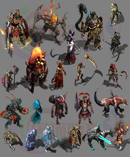 250426-A2传奇怪物高清素材