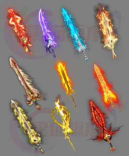 251225-B11动态内观武器 传奇武器高清素材