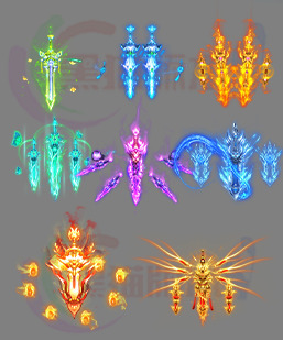 传奇法宝素材 高清动态法宝特效 241223-A1法宝