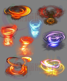 260114-A04魔法技能 传奇魔法技能高清素材