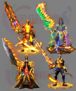 传奇剑甲素材 传奇复古高清素材 250315-B16剑甲