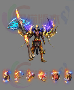 251121-B23蚀骨天神 传奇剑甲高清素材