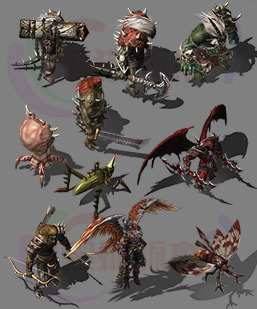 251230-A8怪物 传奇怪物高清素材