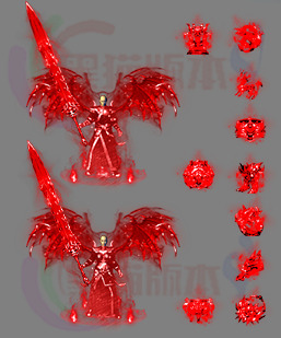 传奇剑甲素材 传奇复古高清素材 250817-B17剑甲