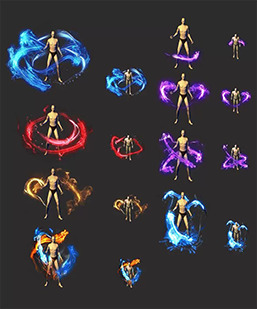 260120-A01动态人物光环素材